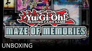 YU-GI-OH! Maze of Memories Booster Box Unboxing