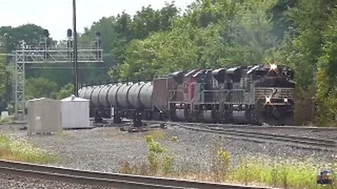 Norfolk Southern Trains from Berea, Ohio August 10, 2024 Part 8