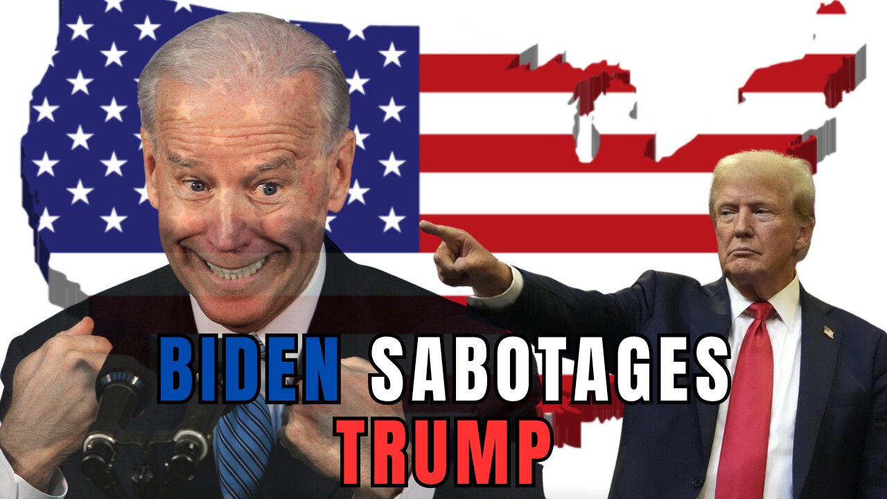 Biden Sabotages Trump / New Drilling Ban