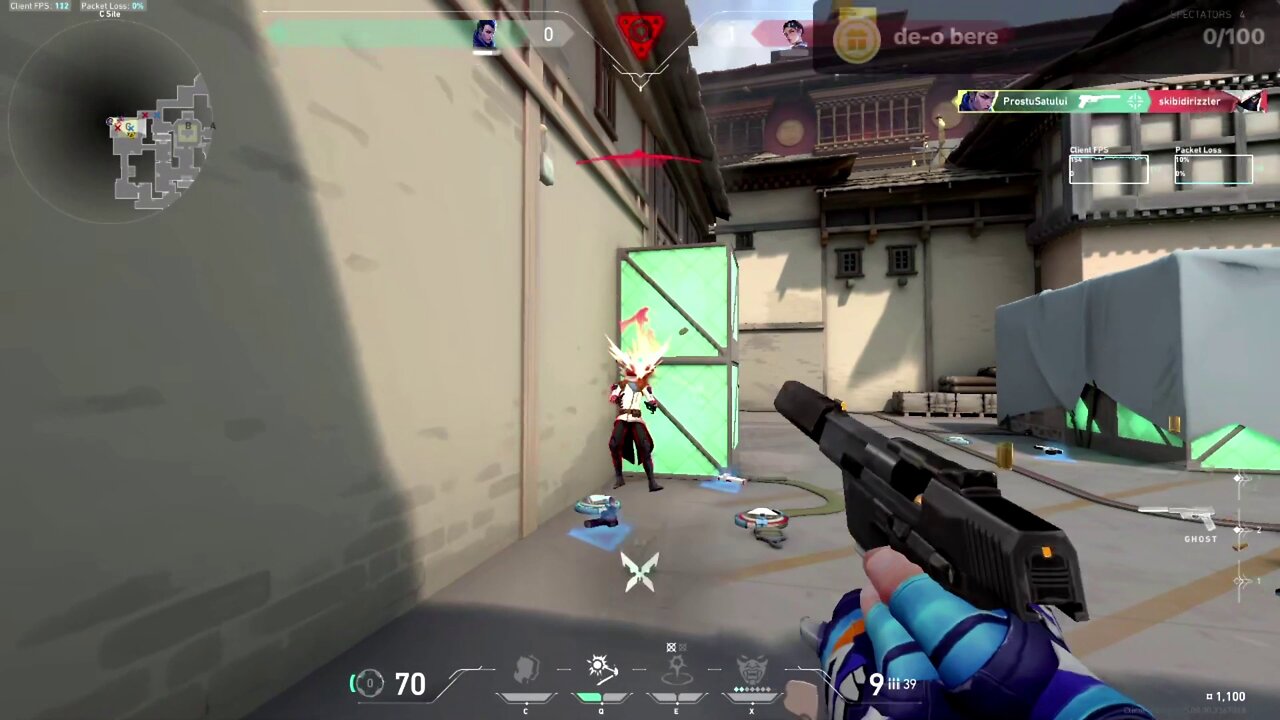 Came, teleported, won the round in Valorant