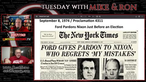 Ron Partain w Mike King Globalist President Gerald R Ford! - 21125