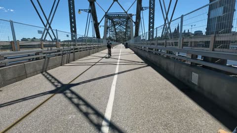 🌊 🍁 Walking On The Bridge From Ottawa To Gatineau 🌉 Bell Island On Lazy Bay & Trans Canada Trails In Ottawa 🌍
