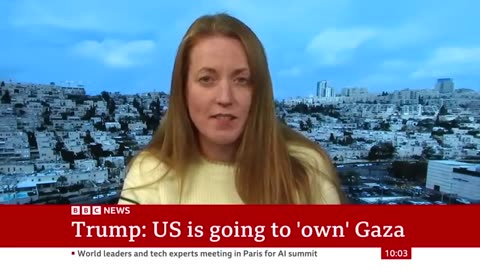 President trump says US is going to own gaza|| The cracking news