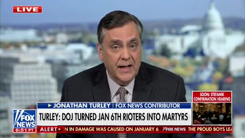 Turley Says DOJ's Harsh Treatment Of J6 Rioters 'Made The Case' For Trump Pardoning Them