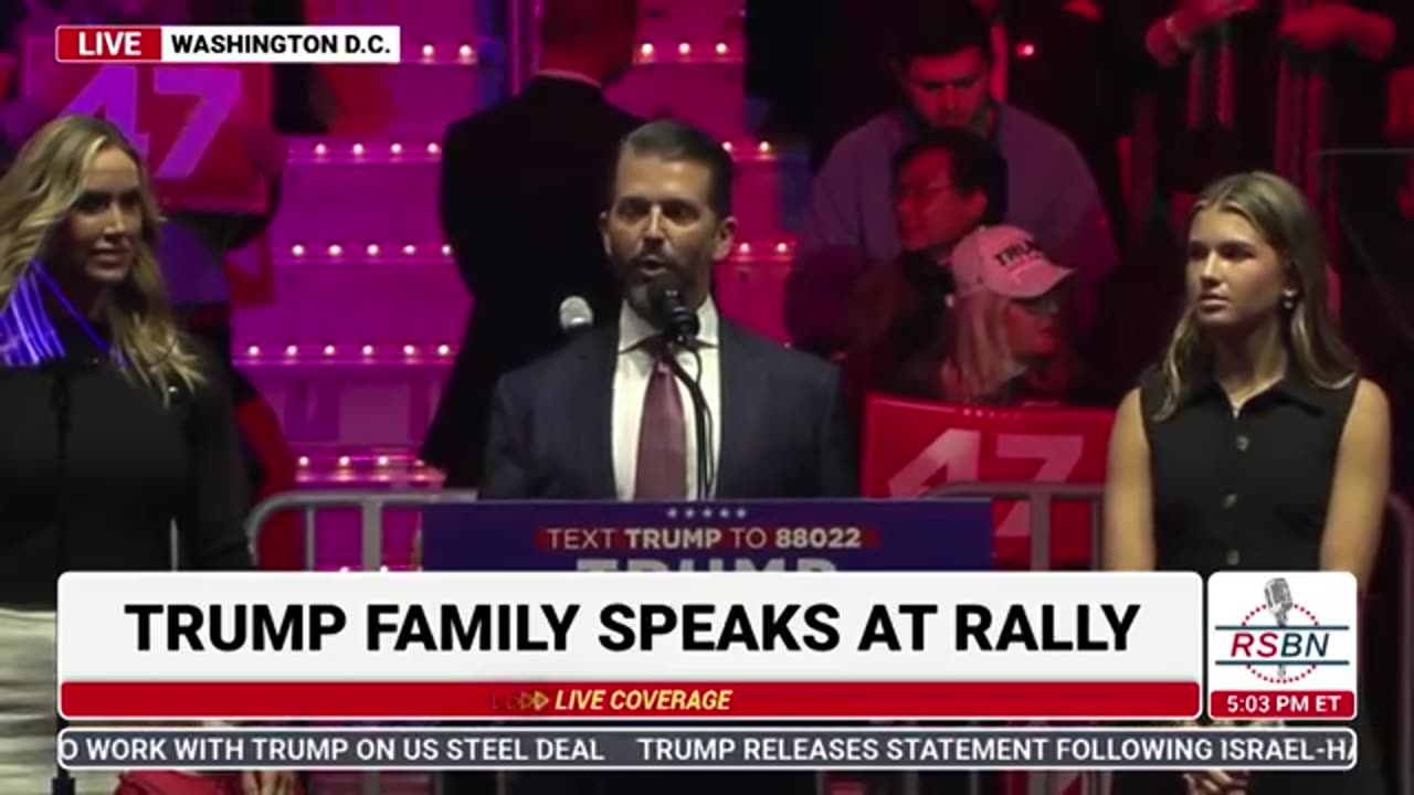 Trump Family Speaks at Inauguration Eve Trump Rally in Washington D.C. [FULL]