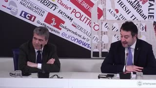 🔴 Ministro Matteo Salvini in conferenza con la stampa estera (Roma 26.02.2025).