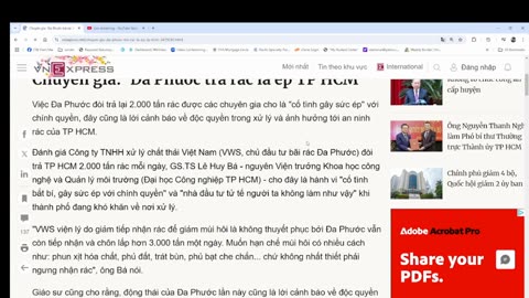 David Duong Thời sựThứ bảy 25/1/2025 Khu xử lý Đa Phước ngưng hoạt động TP HCM chuyển rác về Củ Chi.