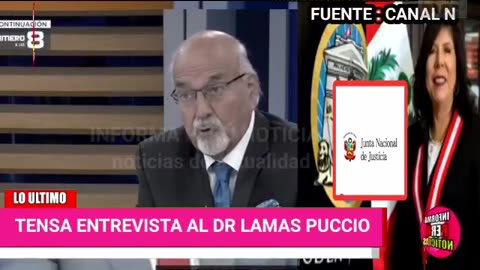 LAMAS PUCCIO OPINA QUE SÍ ES VIABLE LA DESTITUCIÓN DE LA PRESIDENTE DEL PODER JUDICIAL