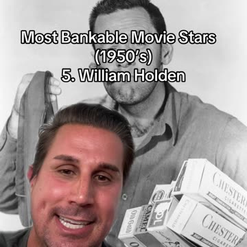 WILLIAM HOLDEN WAS A STAR!!