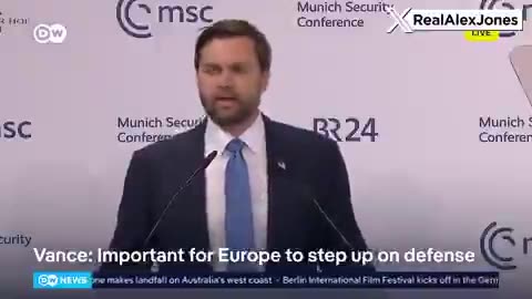 Watch VP JD Vance Tell The Globalists To Their Faces That Their Tyrannical System Is Coming Down