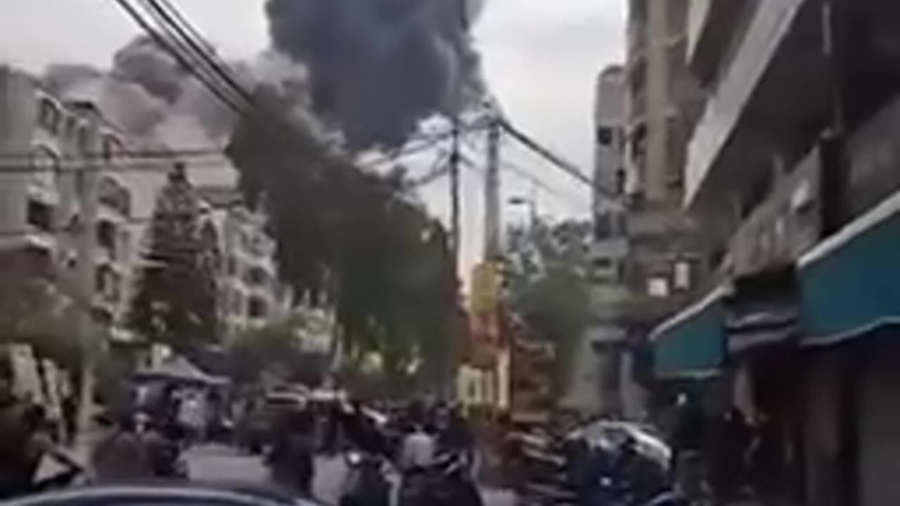 Pay attention to the secondary explosions after the strike.