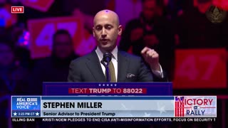 Stephen Miller "Trump Will Never Stop Fighting For You"