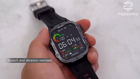 New Smartwatch Men's Rugged Military Bluetooth Call Sport Heart Rate