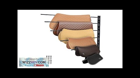 VEVOR Wall Mounted Saddle Rack Six Tiers English & Western Horse Saddle Review