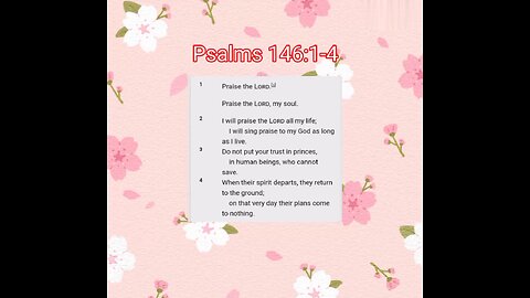 Psalms 146:1-4