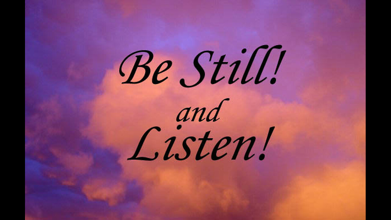 Hear Him; Listen To Him