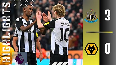 Newcastle United 3-0 Wolves | Premier League 2024/2025 | Highlights