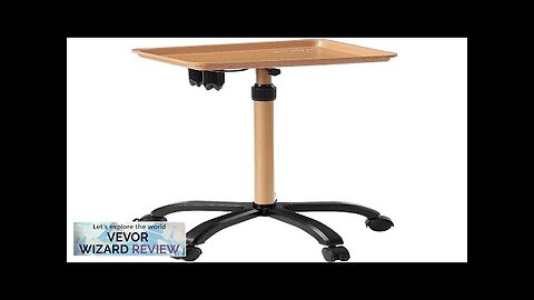 VEVOR Salon Tray Cart 30"-43" Height Adjustable Rolling Salon Tray Cold-rolled Plate Review