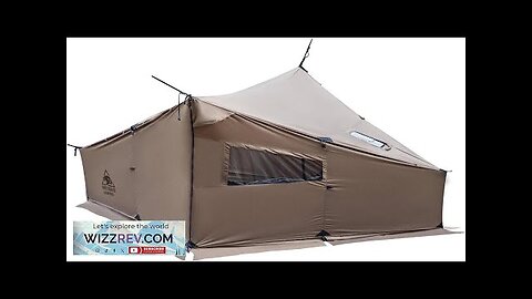 OneTigris COZSHACK Hot Tent Large Spacious 4 Person Tent with Stove Jack Review