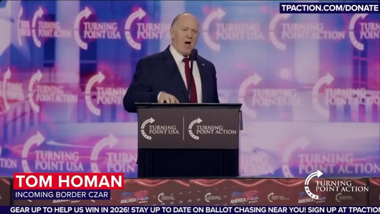 TOM HOMAN's message for the Tren de Aragua gangs :