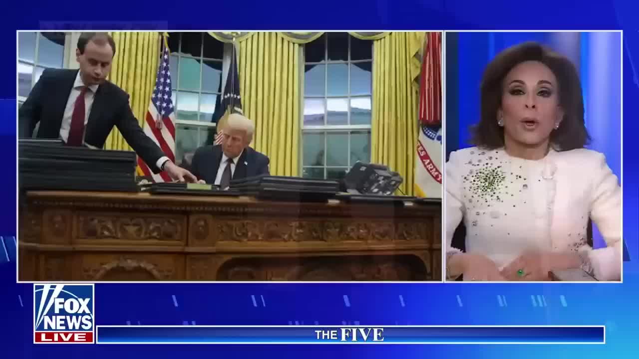 Trump takes a _blowtorch_ to the _bloated federal government__ Judge Jeanine(720P_HD)