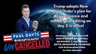 Stargate AI | Trump adopts New World Order's plan for AI governance and mRNA gene editing on day 2 in office!