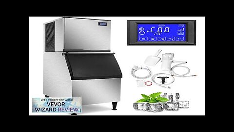 VEVOR Commercial Ice Maker Machine 110V 550LBS/24H 350LBS Large Storage Ice Machine Review