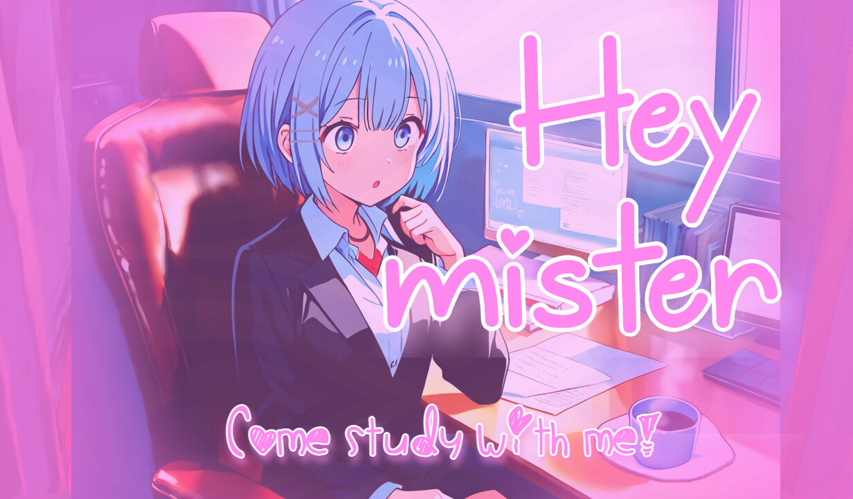 🩷𝐻𝑒𝑦 𝑚𝑖𝑠𝑡𝑒𝑟... Come Study with me!📚 Lofi Beats for Studying, Gaming, Relaxing, Chilling~