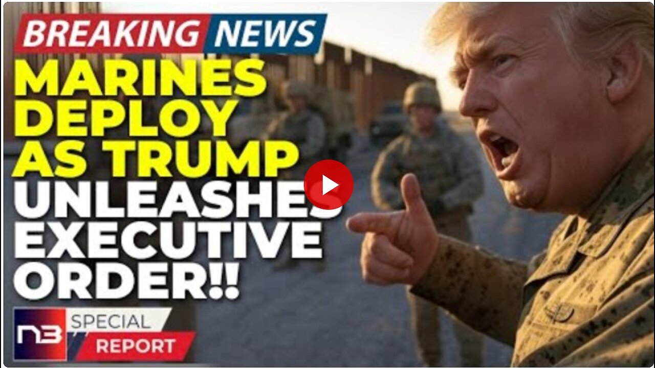 🚨BREAKING: Trump Just Unleashed The Marines And Mexico Doesn't Know What Hit Them Today