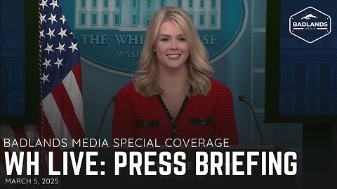 Badlands Media Special Coverage: White House Press Briefing