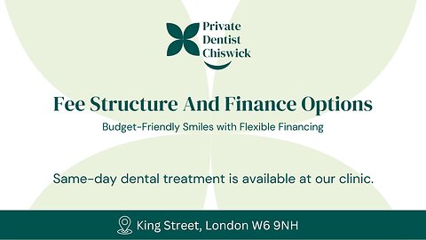 Affordable Dental Care in Chiswick – Payment Plans & Finance Options