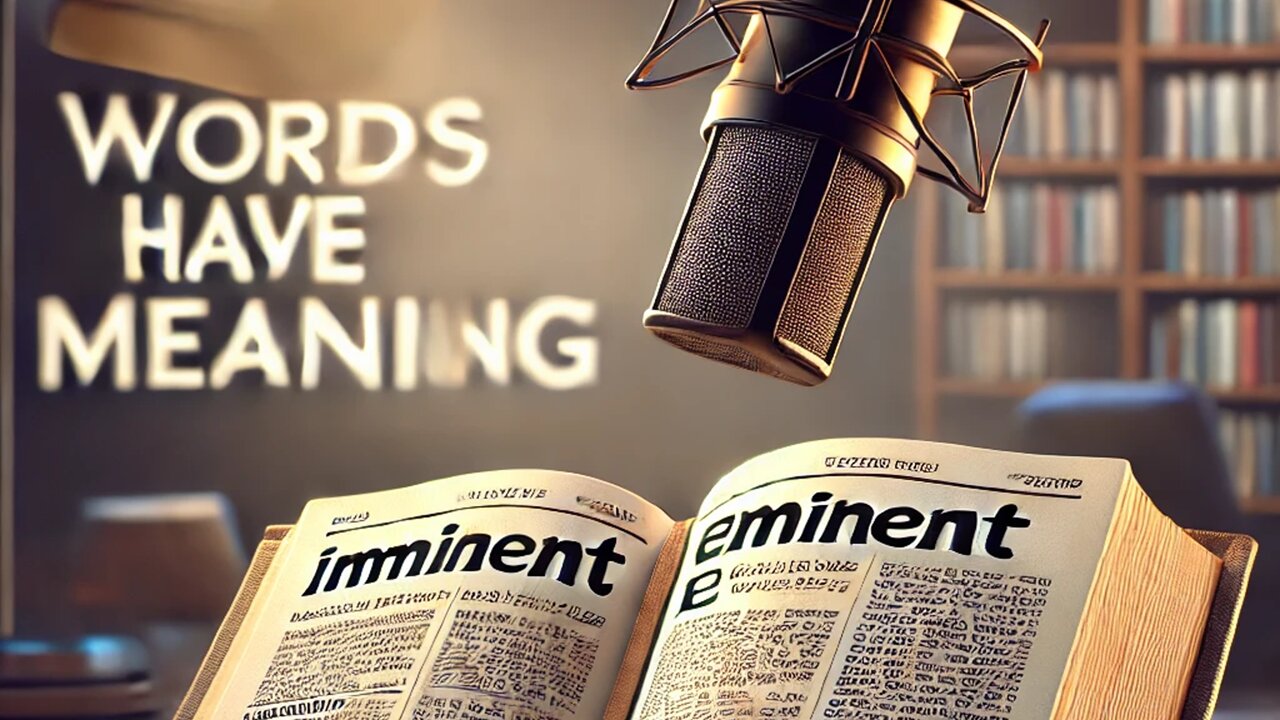 Understanding "Imminent" vs. "Eminent" - Words Matter!