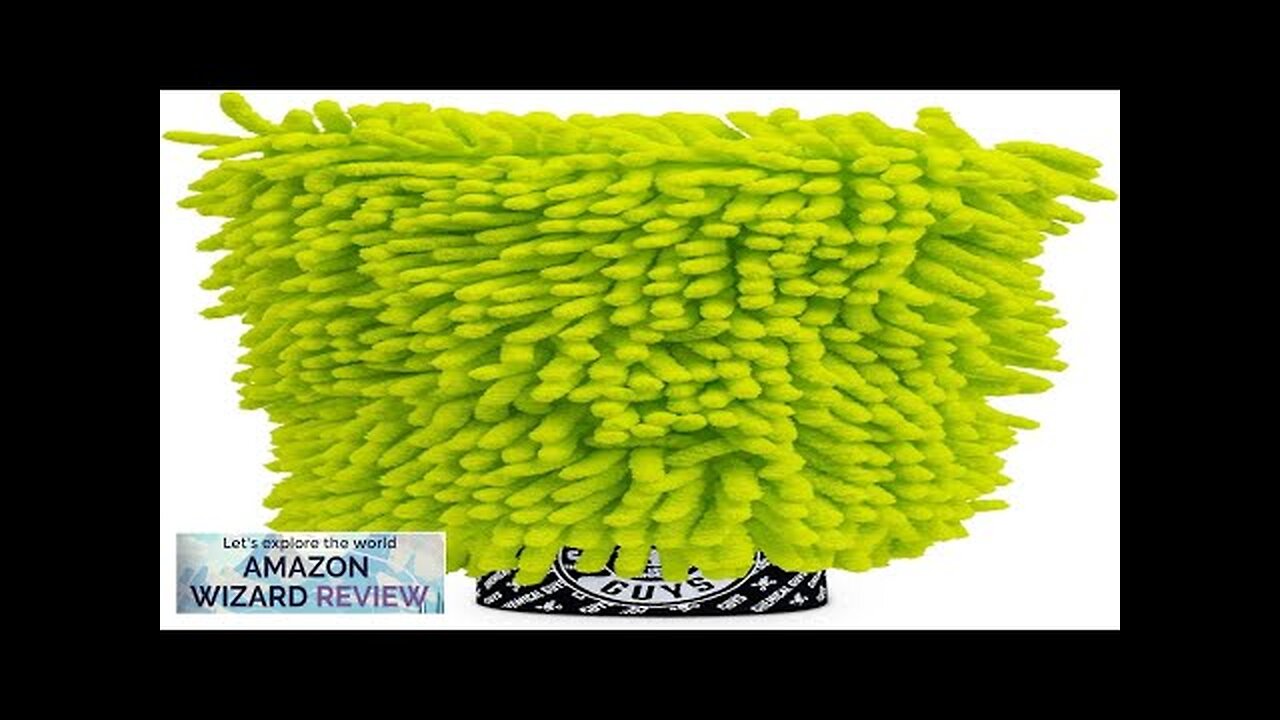 Chemical Guys MIC493 Chenille Premium Scratch-Free Microfiber Wash Mitt Lime Green 9.6" Review