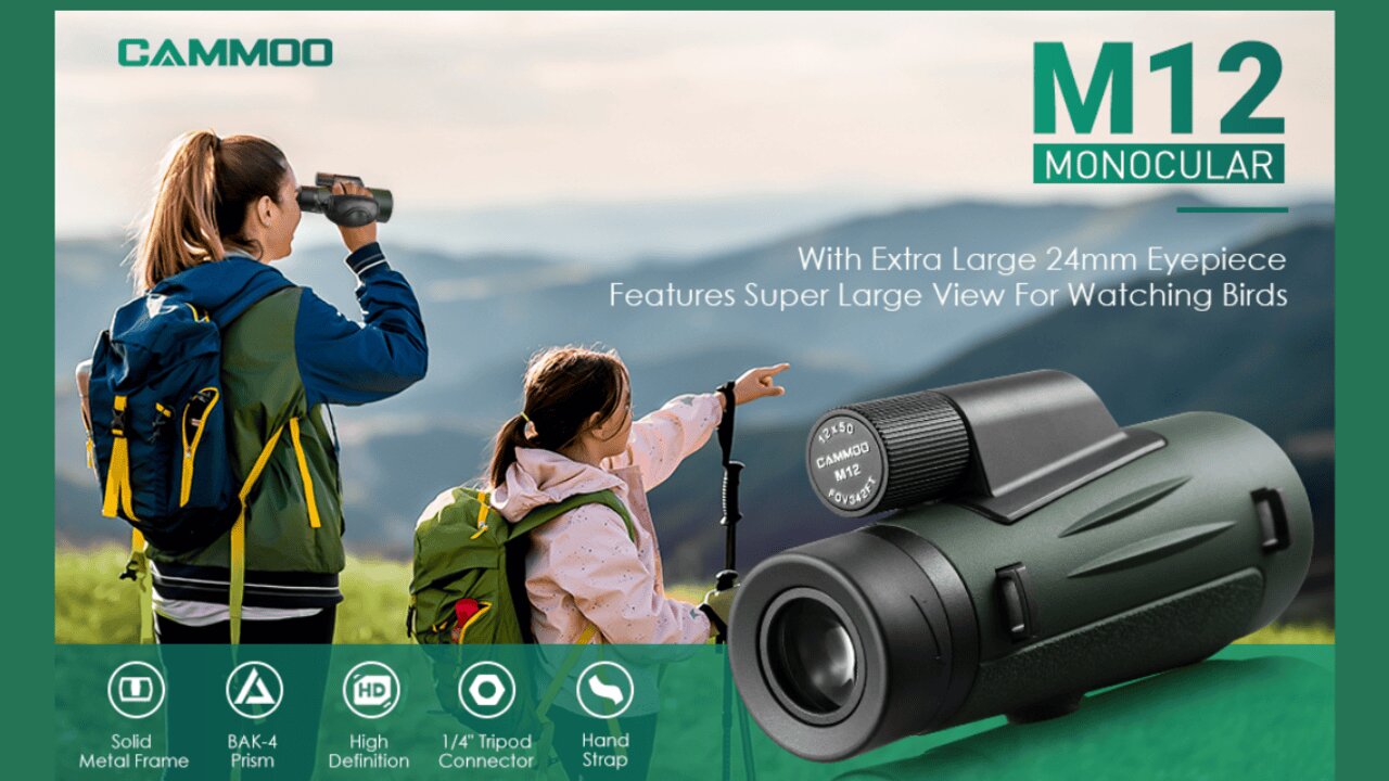 80x100 Monocular Telescope for Smartphones