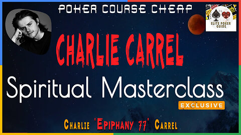 Charlie Carrel Epiphany Masterclass Spiritual MasterClass