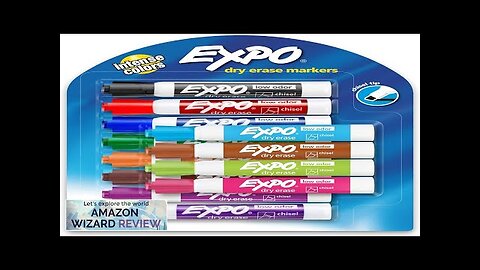 EXPO Low Odor Dry Erase Markers Chisel Tip Assorted Colors 12 Review