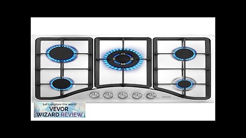 VEVOR Gas Cooktop 30 inch Max 12250BTU 5 Burners Built-in Stainless Steel Review