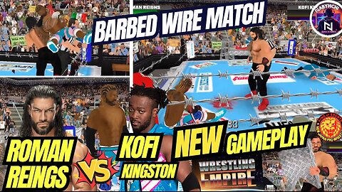 NEW Barbed wire match ROMAN REIGNS VS KOFI KINGSTON Wrestling Empire Forever 2025 MOD