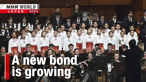 Chinese and Japanese children hold a joint concert in JapanーNHK WORLD-JAPAN NEWS