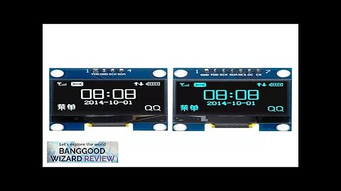 1.3 Inch OLED Display Module White/Blue 128X64 SPI/IIC I2C Communicate Color 4Pin/7Pin Review