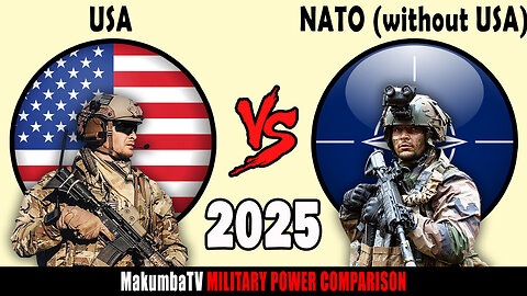 USA vs the rest of NATO 2025 | Military Power