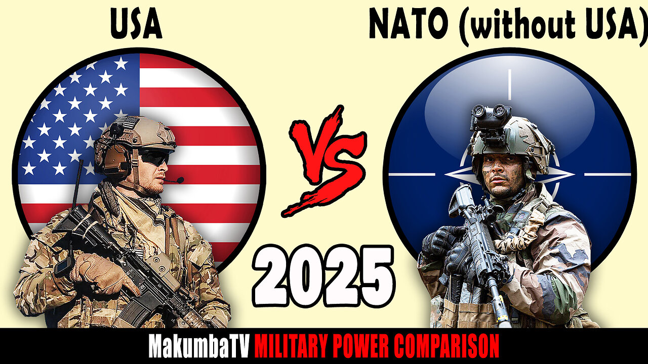 USA vs the rest of NATO 2025 | Military Power