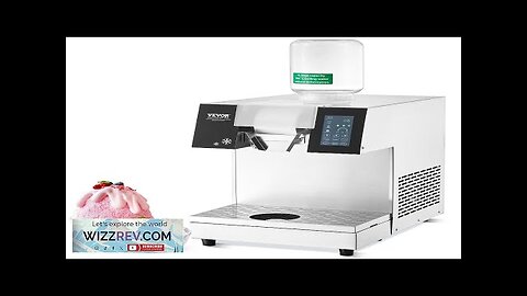 Commercial Snowflake Ice Machine 507LBS/24H Stainless Steel for Ice Cream Review