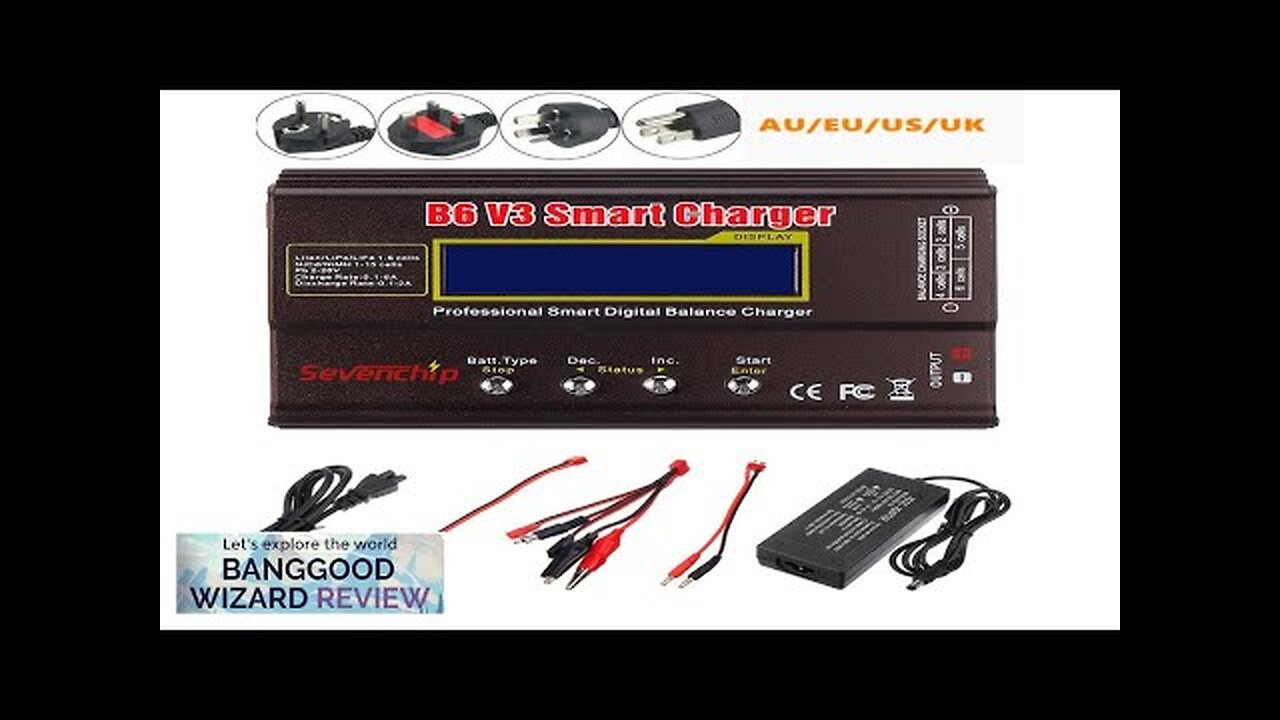 B6 V3 80W 6A Lipo Battery Balance Charger Discharger Upgrade Version Review