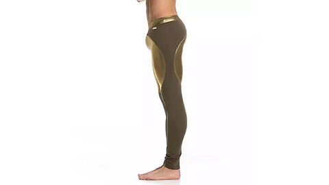 Modus Vivendi Dusk 2 Dawn Tights Khaki/Gold Foil Size L | Disconnected and Rare | Buy at eBay