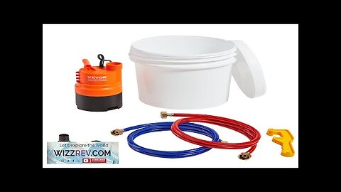 VEVOR Tankless Water Heater Flushing Kit Includes Efficient Pump & 3.7 Gallon Review