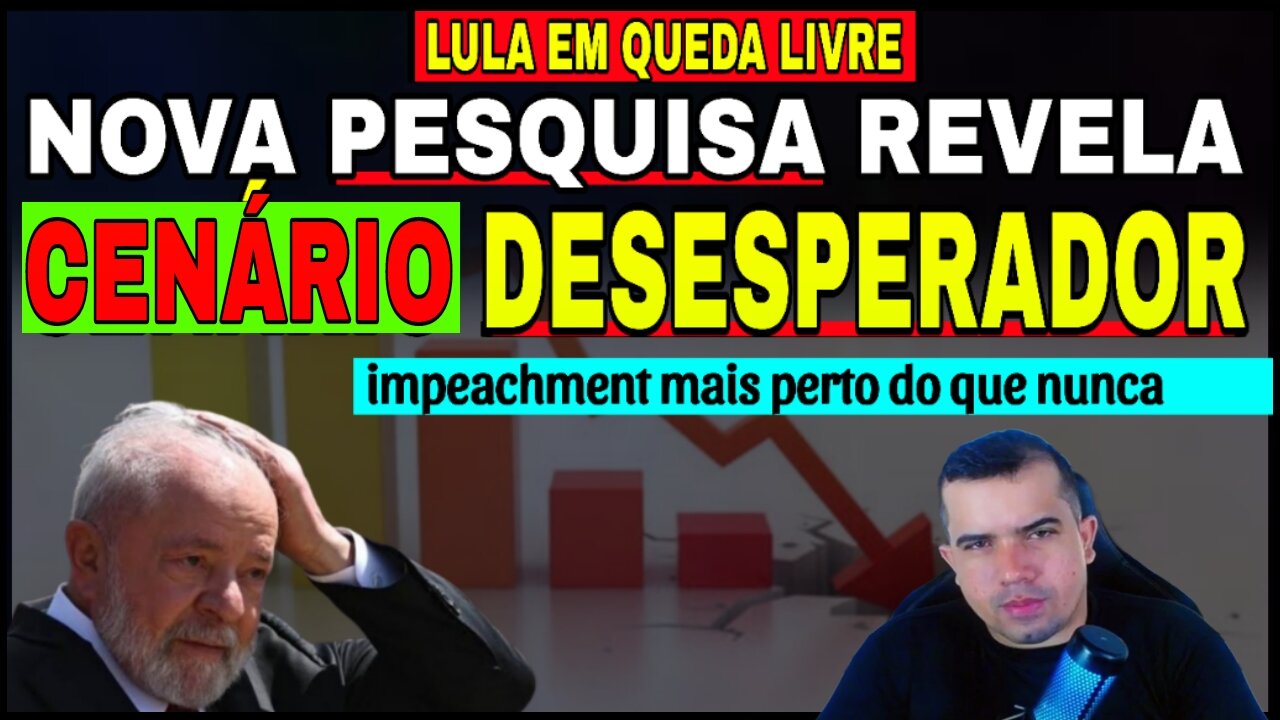 LULA EM QUEDA LIVRE: Pesquisa mostra que o governo ACABOU. impeachment já!