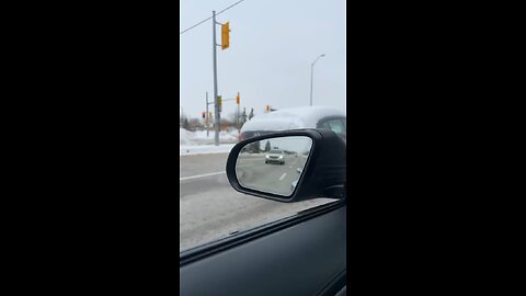 Snow storm in Ontario