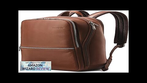 Samsonite Classic Leather Slim Backpack Cognac One Size Review