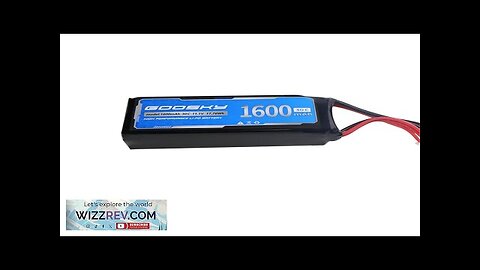 GOOSKY E2 RC Helicopter Spare Parts 1600mAh 30C 11.1V 17.76Wh LI-PO Battery Review